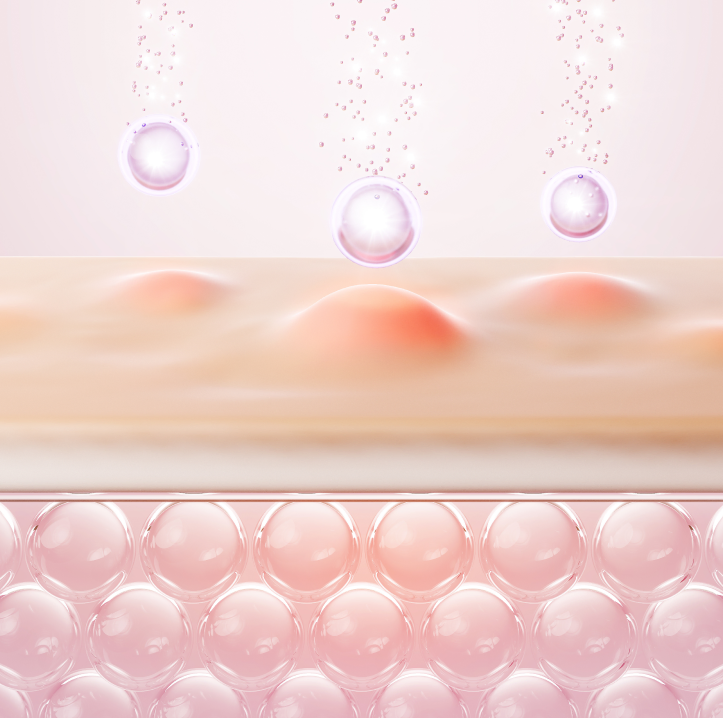 Clear Plus 15 Action du soin Clear Plus sur la peau